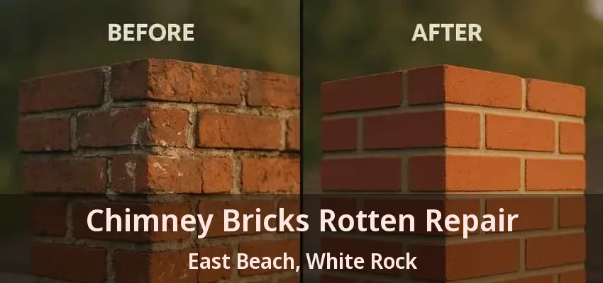 Chimney Bricks Rotten Repair East Beach, White Rock - BC
