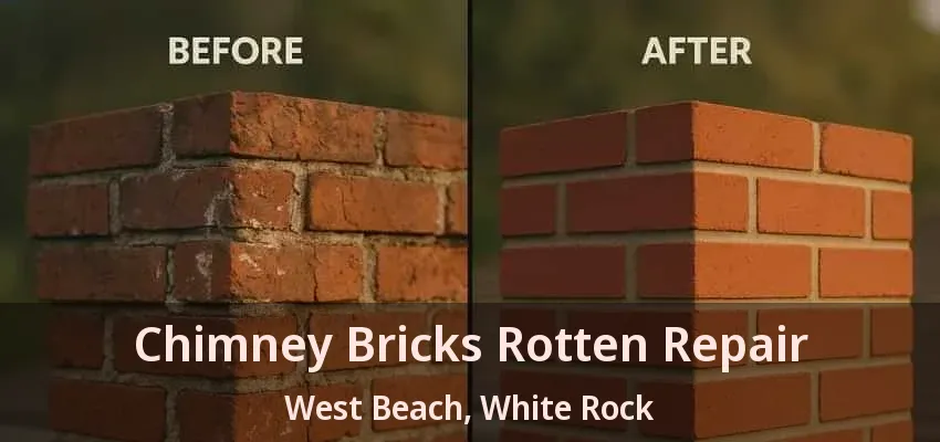 Chimney Bricks Rotten Repair West Beach, White Rock - BC