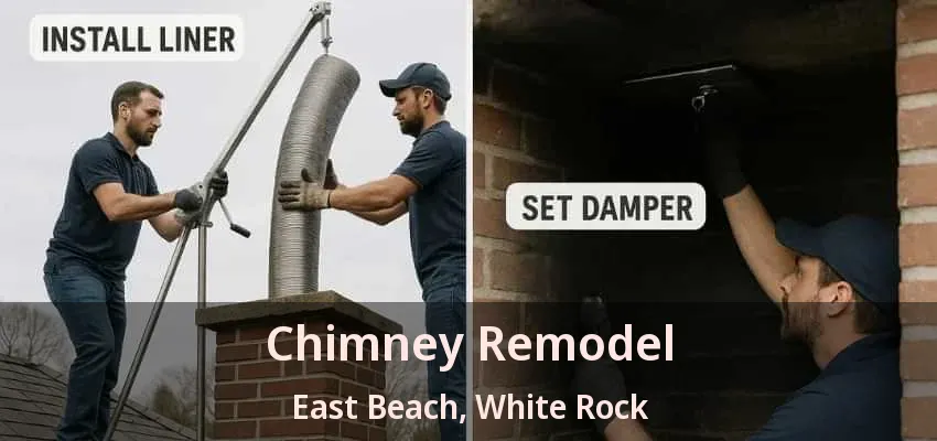 Chimney Remodel East Beach, White Rock - BC