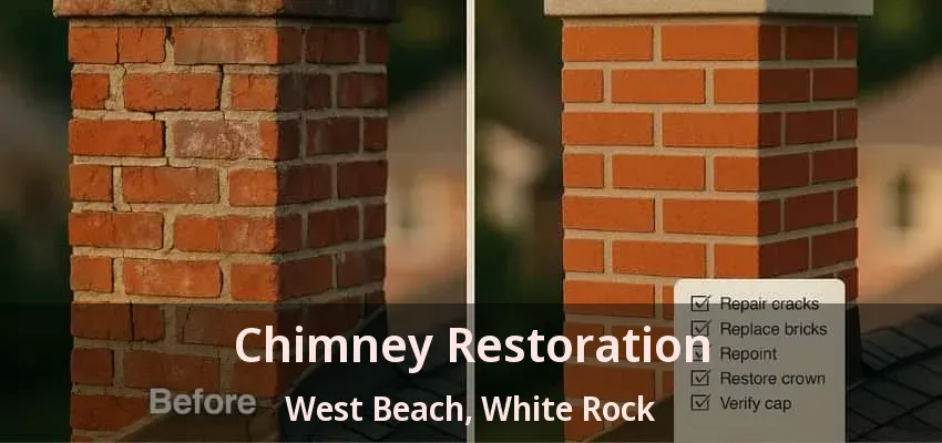 Chimney Restoration West Beach, White Rock - BC