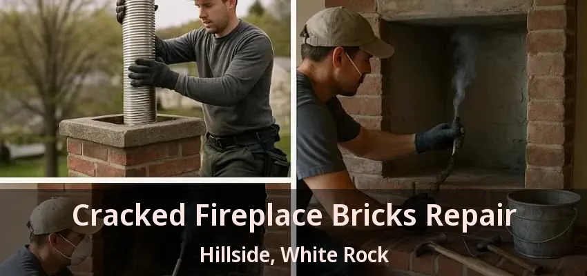 Cracked Fireplace Bricks Repair Hillside, White Rock - BC