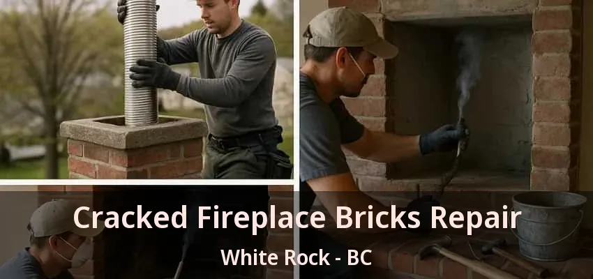 Cracked Fireplace Bricks Repair White Rock - BC
