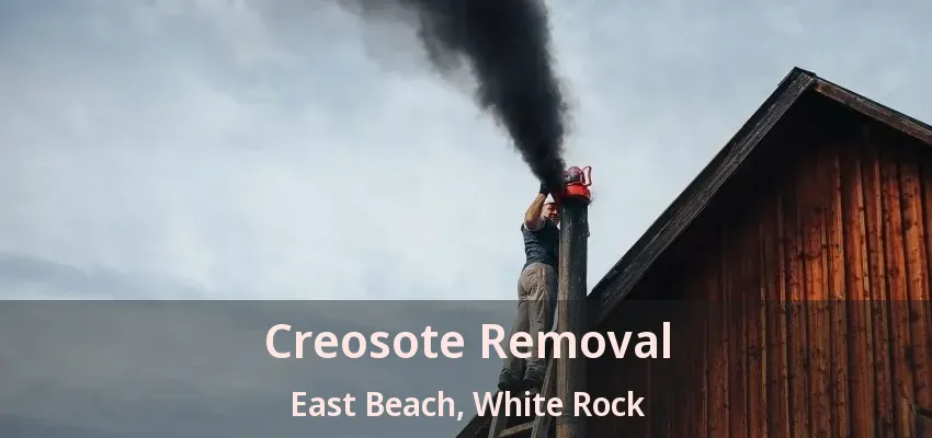 Creosote Removal East Beach, White Rock - BC