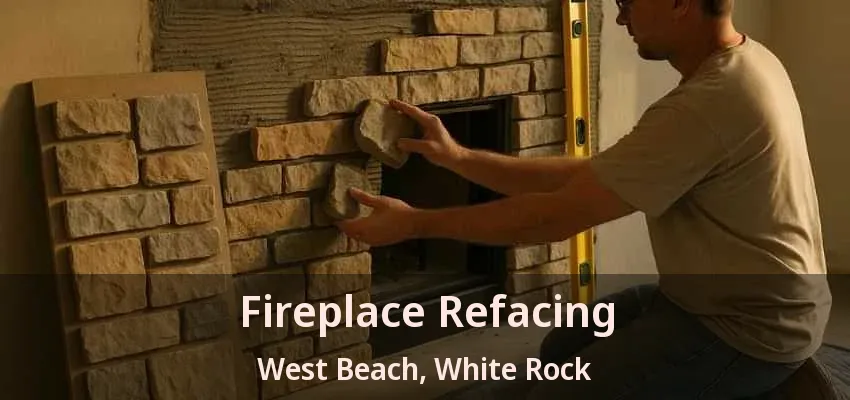 Fireplace Refacing West Beach, White Rock - BC