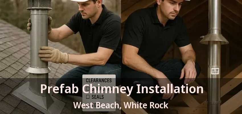Prefab Chimney Installation West Beach, White Rock - BC